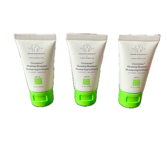 Drunk Elephant Green Cocomino Glossing Shampoo - Travel Size = 3 qty 15mL - Picture 1 of 1